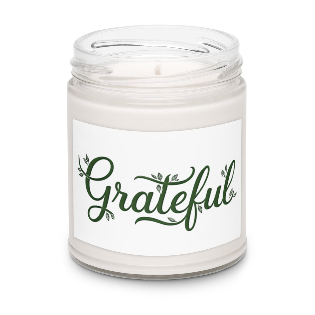 Grateful Soy Candle made on demand to reduce overproduction