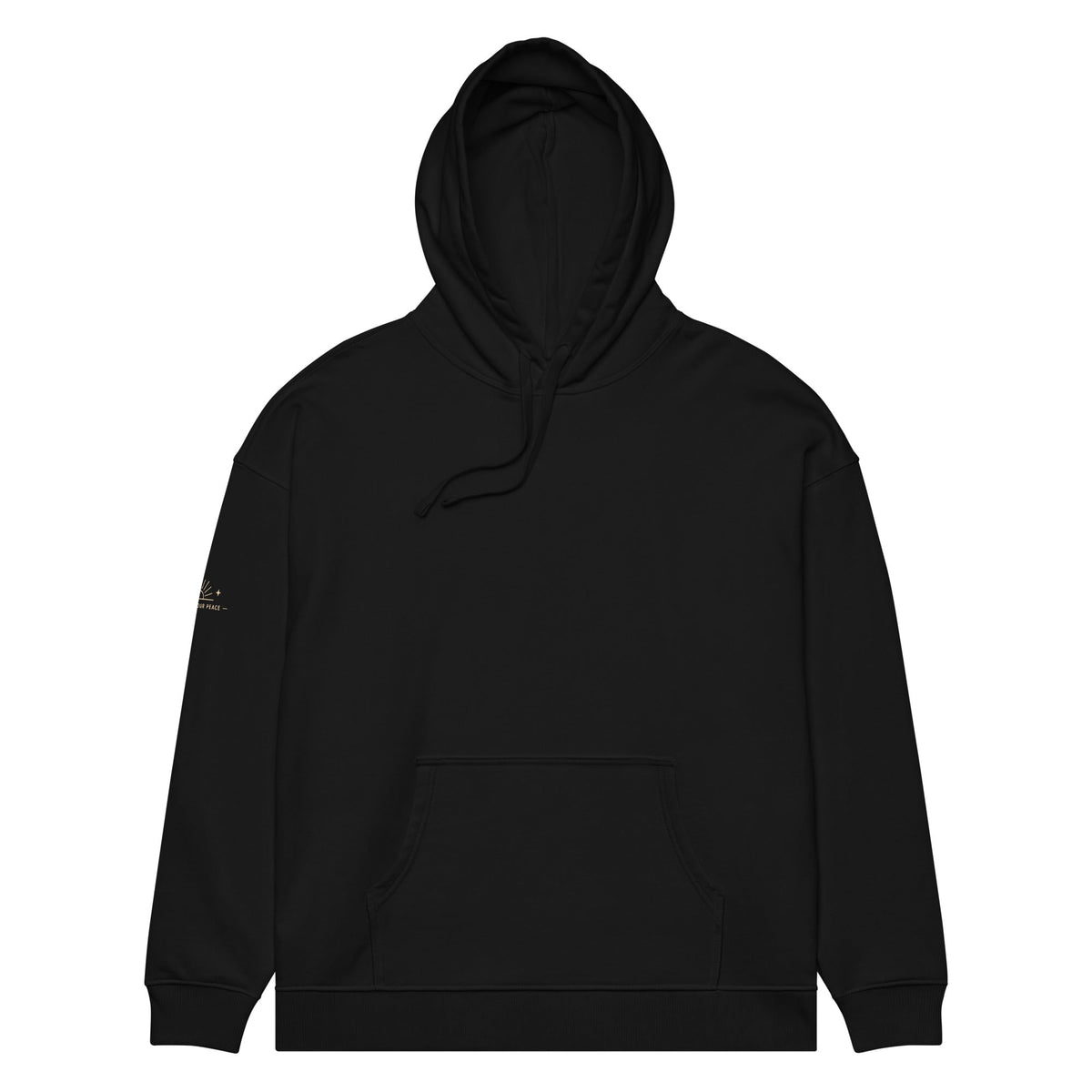 Protect Your Peace Unisex Organic Relaxed Hoodie, front view