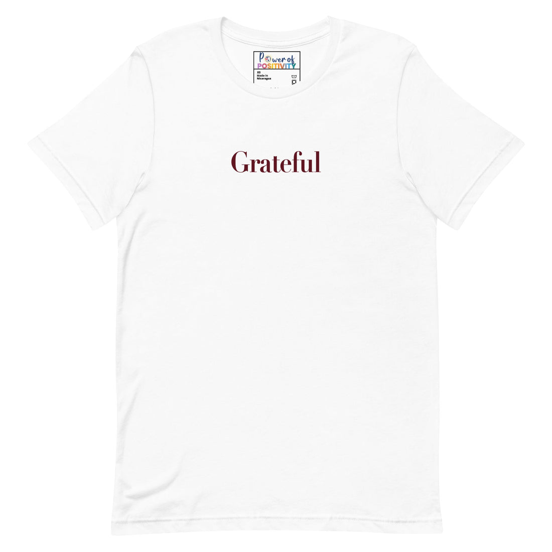 Grateful T-Shirt — positivity apparel for daily mindful living and a positive mindset