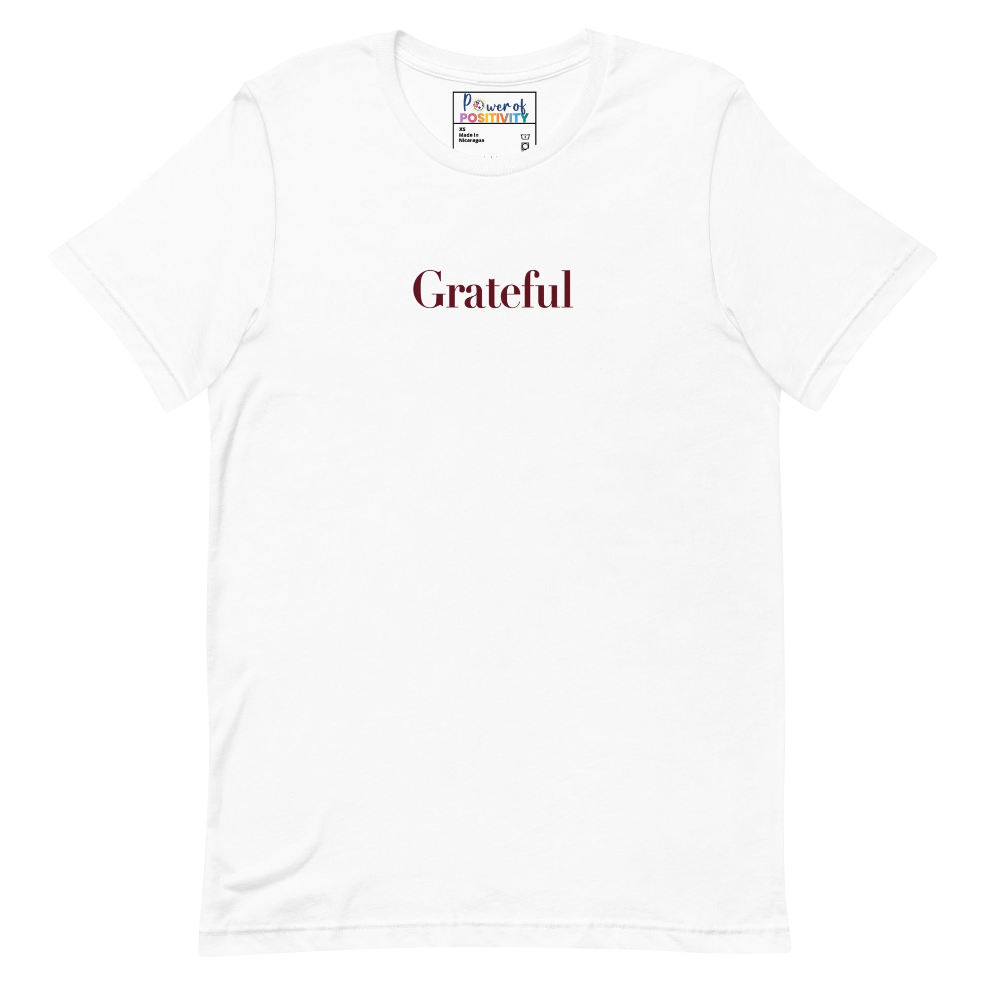 Grateful T-Shirt — positivity apparel for daily mindful living and a positive mindset