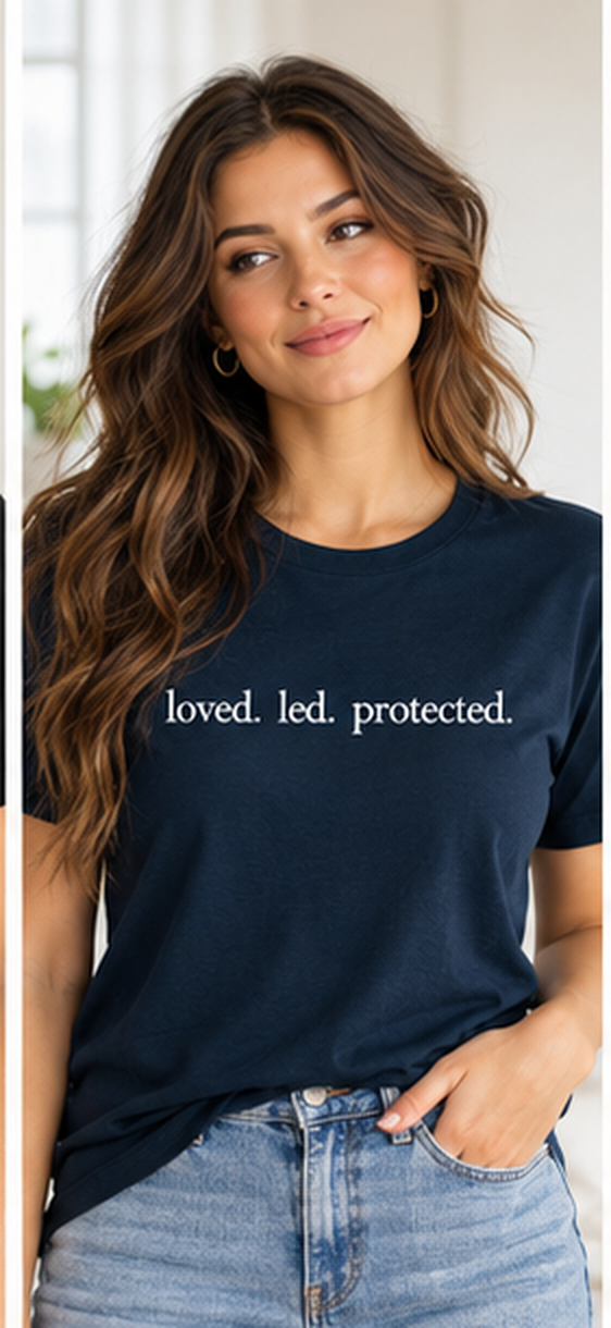 Loved. Led. Protected. Organic Cotton Tee
