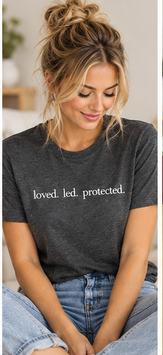 Loved. Led. Protected. Organic Cotton Tee