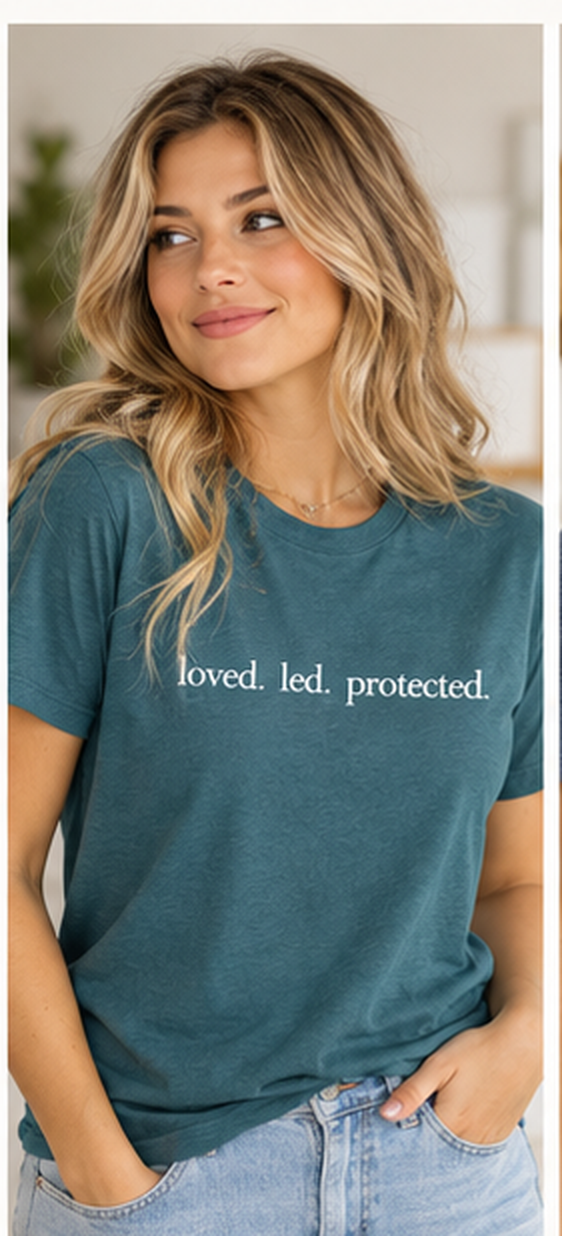 Loved. Led. Protected. Organic Cotton Tee