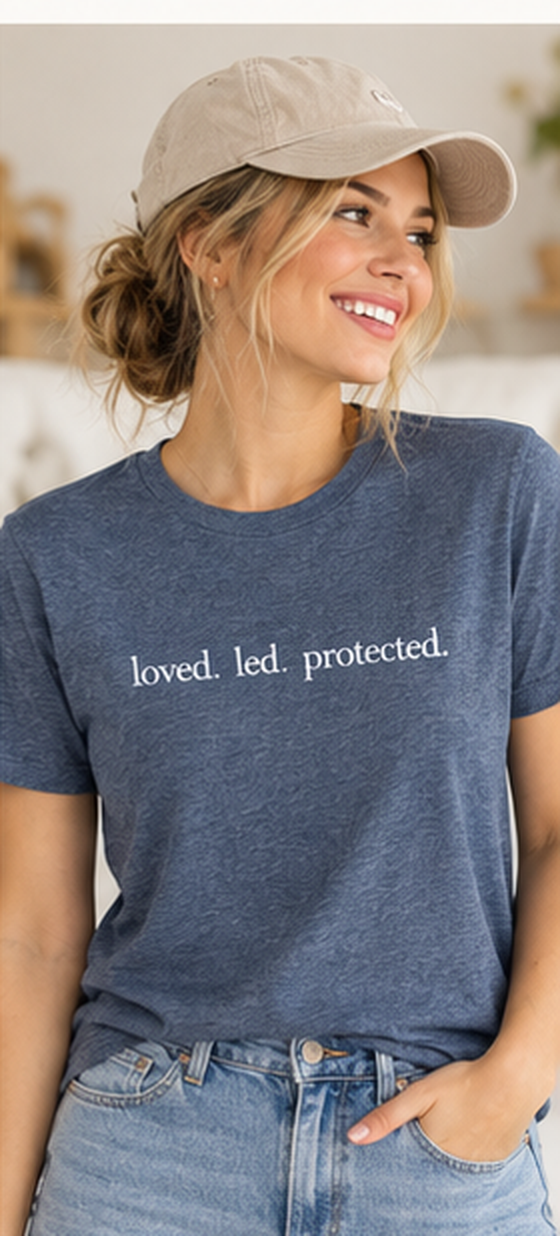 Loved. Led. Protected. Organic Cotton Tee