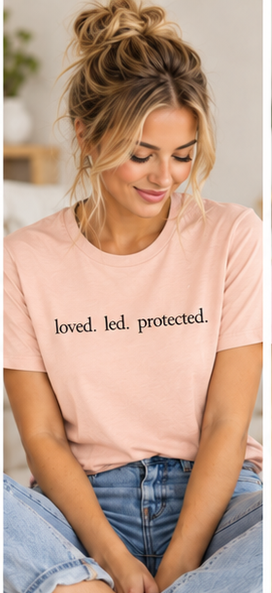 Loved. Led. Protected. Organic Cotton Tee
