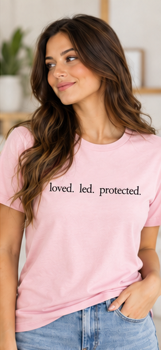 Loved. Led. Protected. Organic Cotton Tee