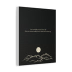 Inspirational Canvas Wall Art — "Live so boldly as your future self" Moon Quote