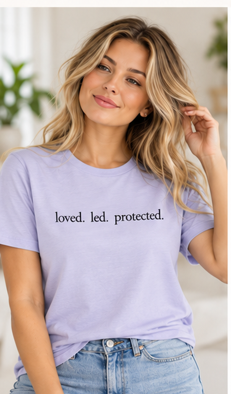 Loved. Led. Protected. Organic Cotton Tee