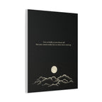 Inspirational Canvas Wall Art — "Live so boldly as your future self" Moon Quote