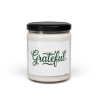 Grateful Soy Candle - 9oz Scented Jar for Gratitude & Relaxation – Front view