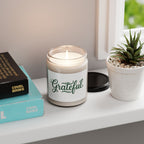 Grateful Soy Candle - 9oz Scented Jar for Gratitude & Relaxation