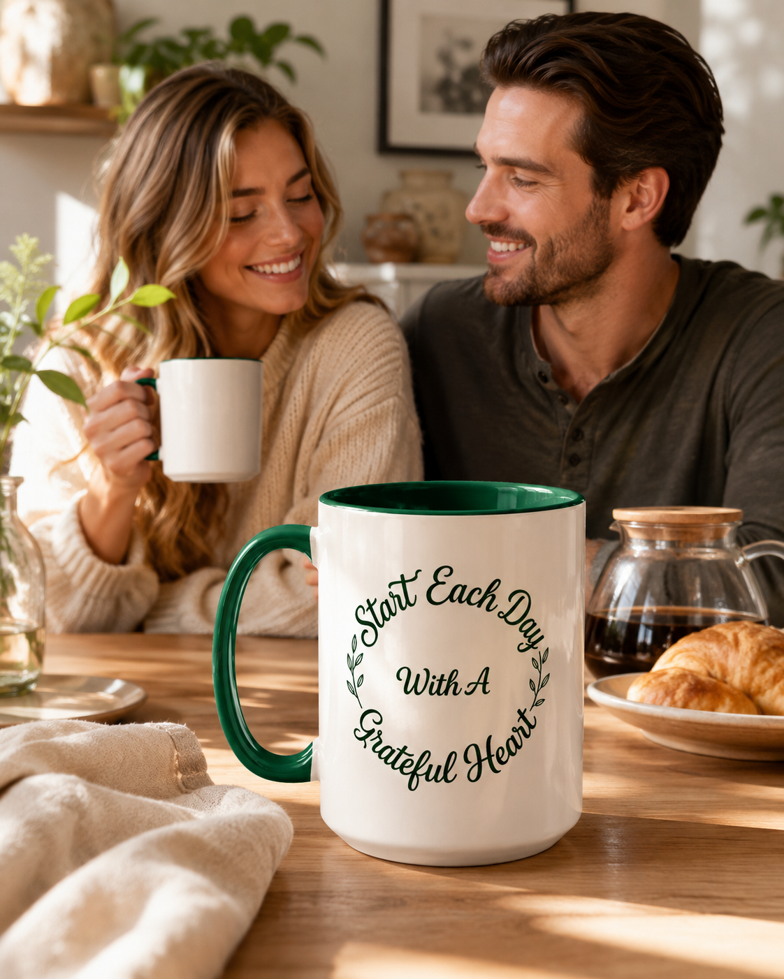 Start Each Day With A Grateful Heart Mug – Gratitude Coffee Mug