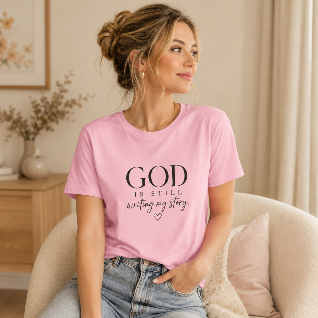 God Is Still Writing My Story | Women's Relaxed Fit T-Shirt | Jeremiah 29:11