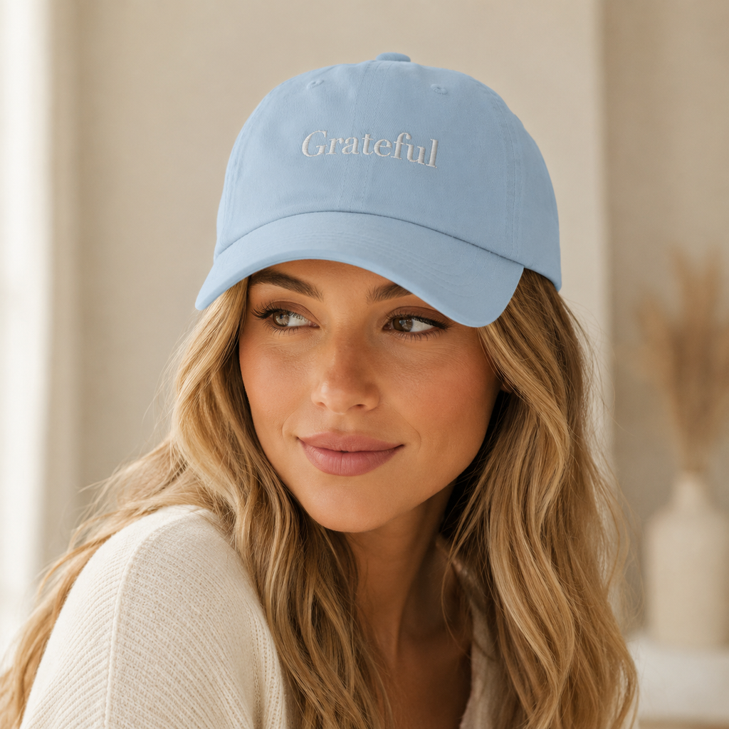 GRATEFUL Embroidered Hat – Positive Mindset Cap