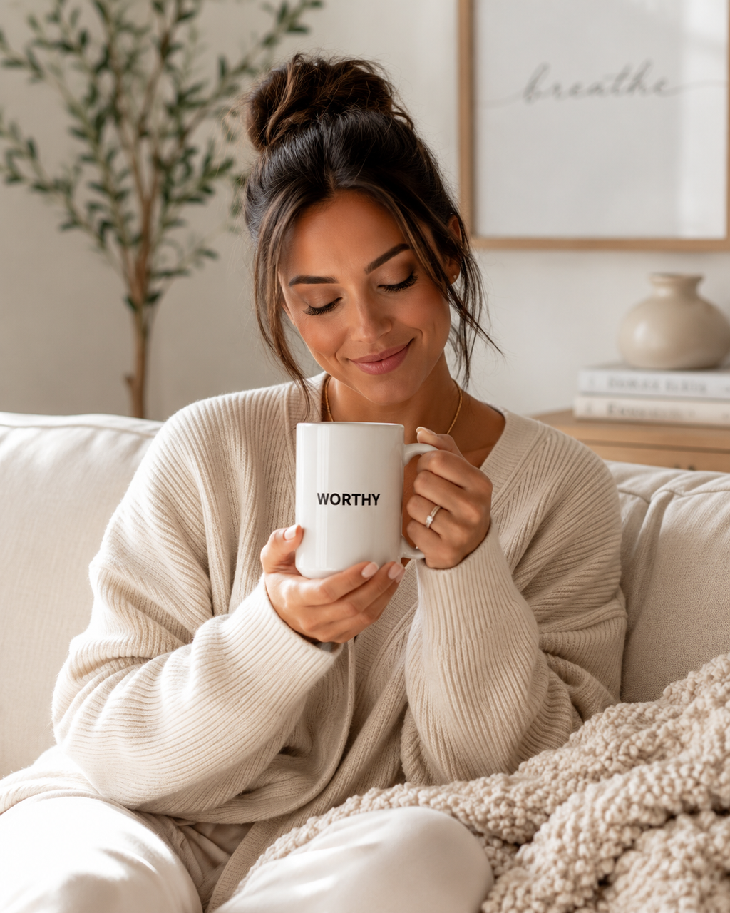 Worthy Mug – Daily Affirmation Coffee Cup