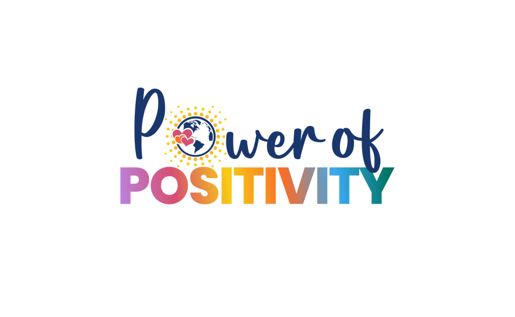 Power of Positivity Stickers - Premium Vinyl Decals – Front view