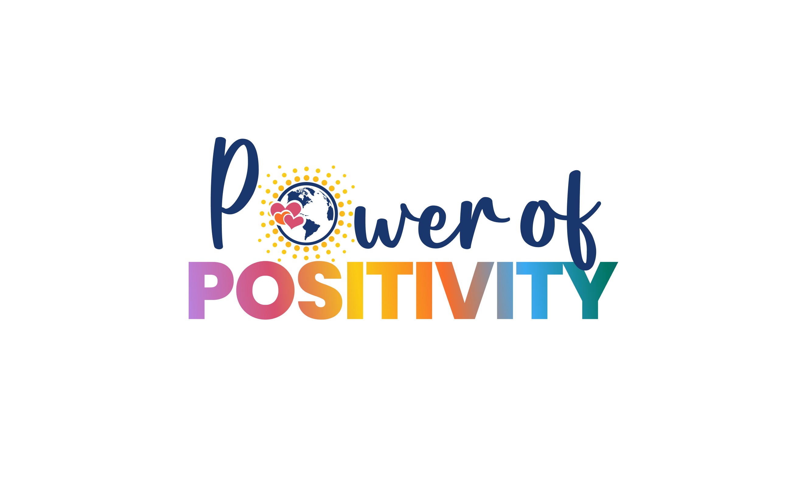 Power of Positivity Stickers - Premium Vinyl Decals – Front view