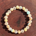 Handmade Woven Gemstone Bracelet