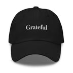 GRATEFUL Embroidered Hat – Positive Mindset Cap – Front view