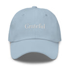 GRATEFUL Embroidered Hat – Positive Mindset Cap – Front view