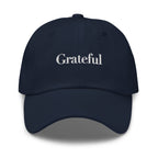 GRATEFUL Embroidered Hat – Positive Mindset Cap – Front view