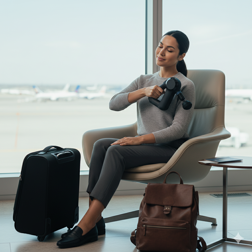 Therapy Elite Percussion Massage Gun – Deep Tissue Recovery with Heat + Cold Therapy