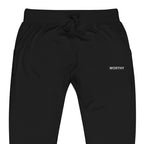 Worthy Fleece Sweatpants – Affirmation Loungewear – Front view