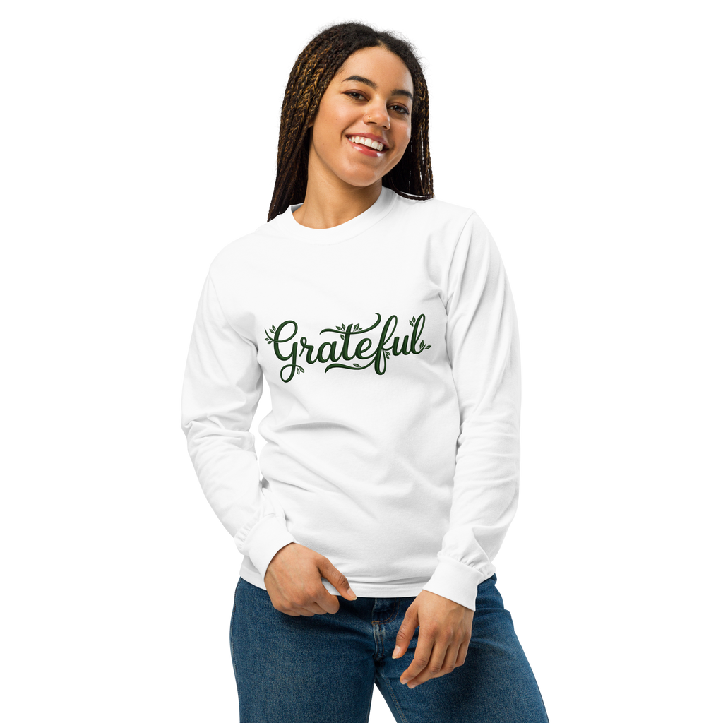 Always Start With A Grateful Heart Long Sleeve Shirt