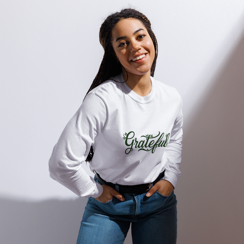Always Start With A Grateful Heart Long Sleeve Shirt