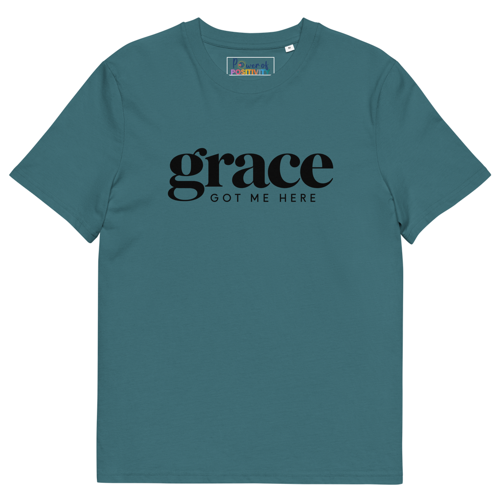 Grace Got Me Here Organic Cotton T-Shirt