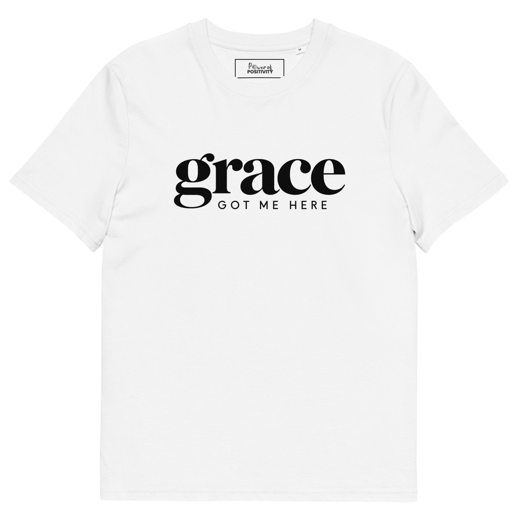 Grace Got Me Here Organic Cotton T-Shirt