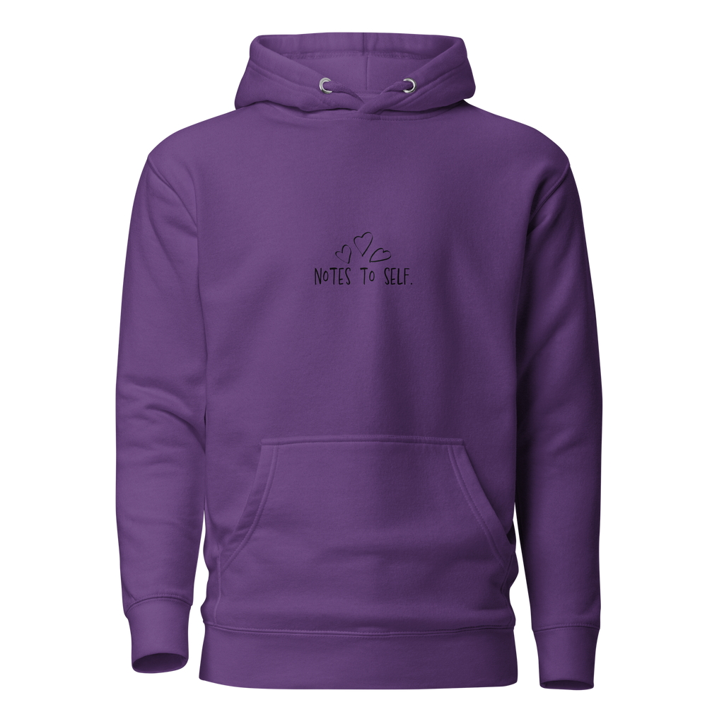 Notes to Self: Self Improvement Hoodie – Positive Mindset & Personal Growth