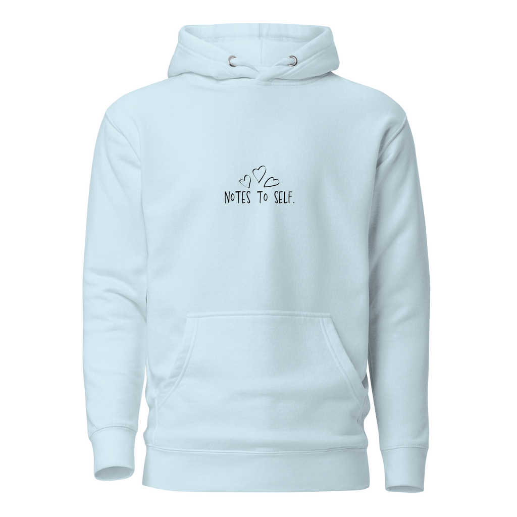 Notes to Self: Self Improvement Hoodie – Positive Mindset & Personal Growth