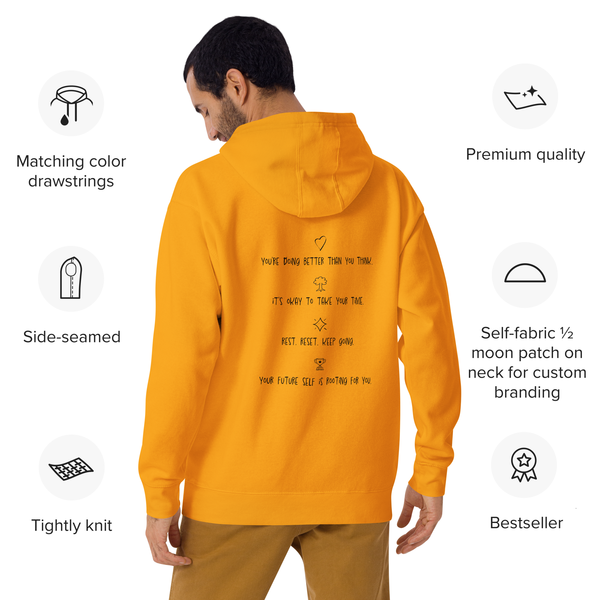 Notes to Self: Self Improvement Hoodie – Positive Mindset & Personal Growth
