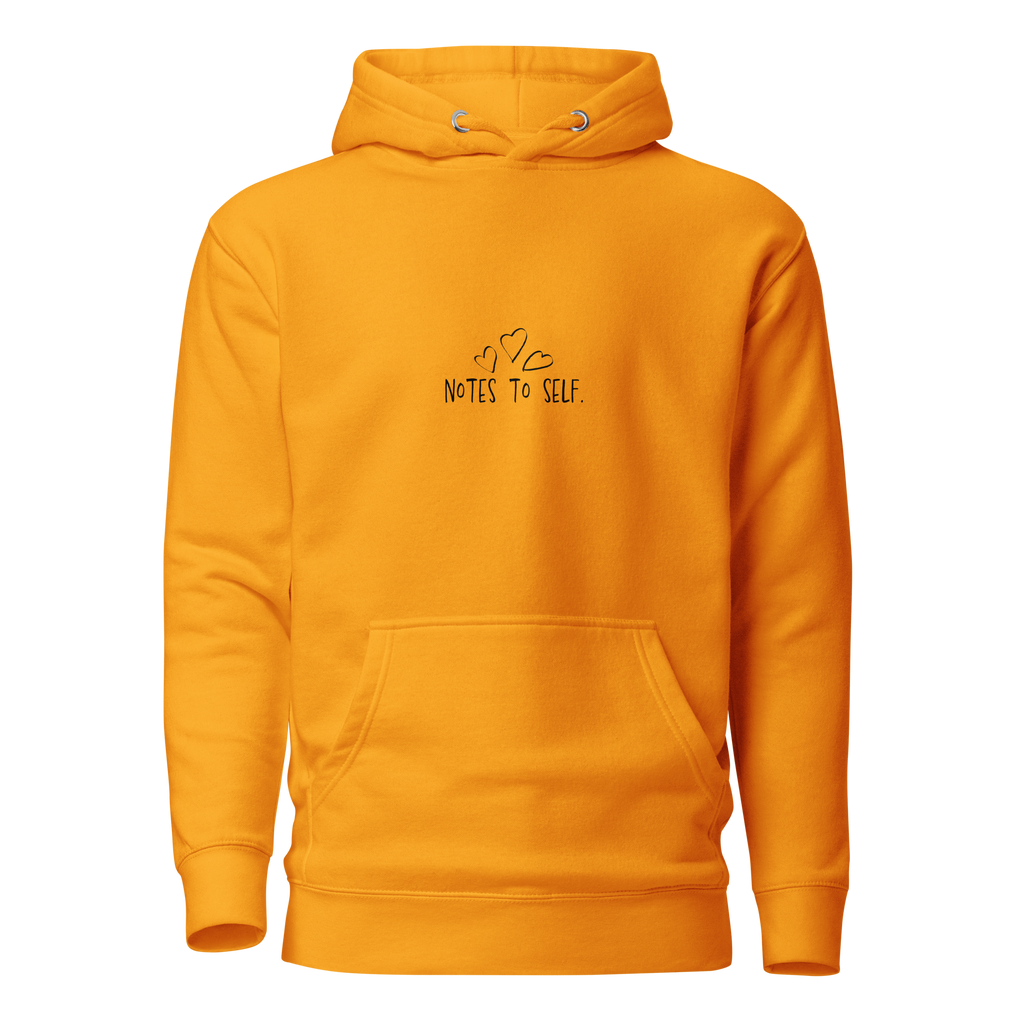 Notes to Self: Self Improvement Hoodie – Positive Mindset & Personal Growth