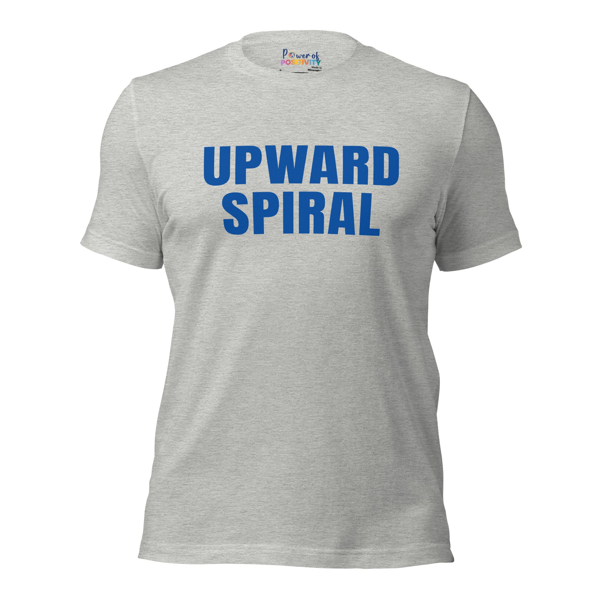 Upward Spiral T-Shirt - Positive Momentum Affirmation Tee – Front view