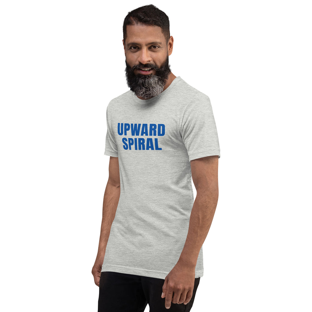Upward Spiral T-Shirt - Positive Momentum Affirmation Tee – Front view