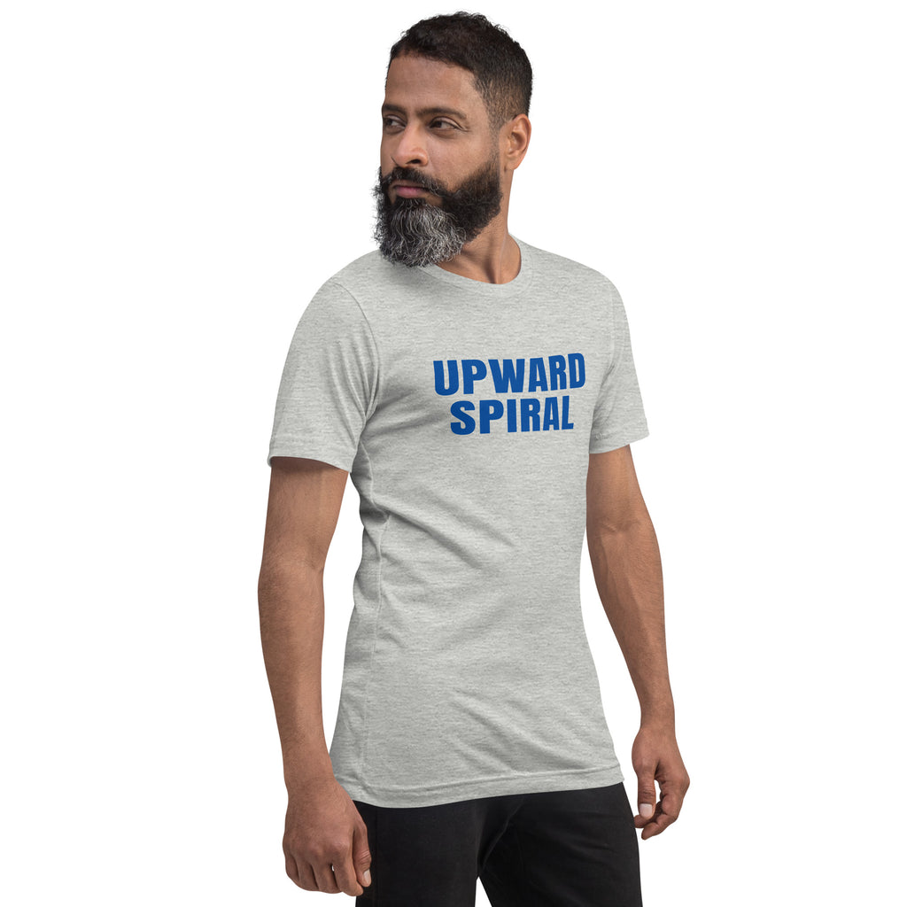 Upward Spiral T-Shirt - Positive Momentum Affirmation Tee – Front view