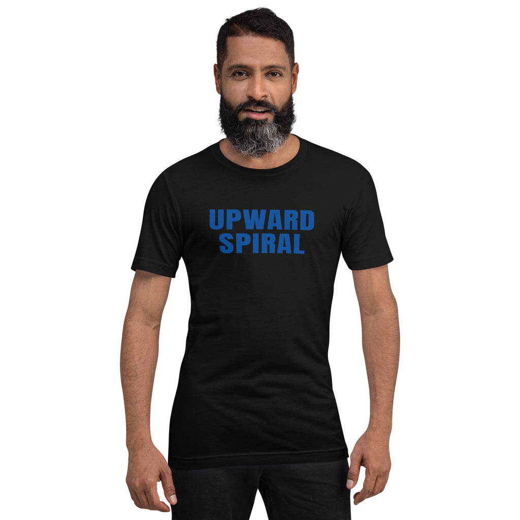 Upward Spiral T-Shirt - Positive Momentum Affirmation Tee – Front view