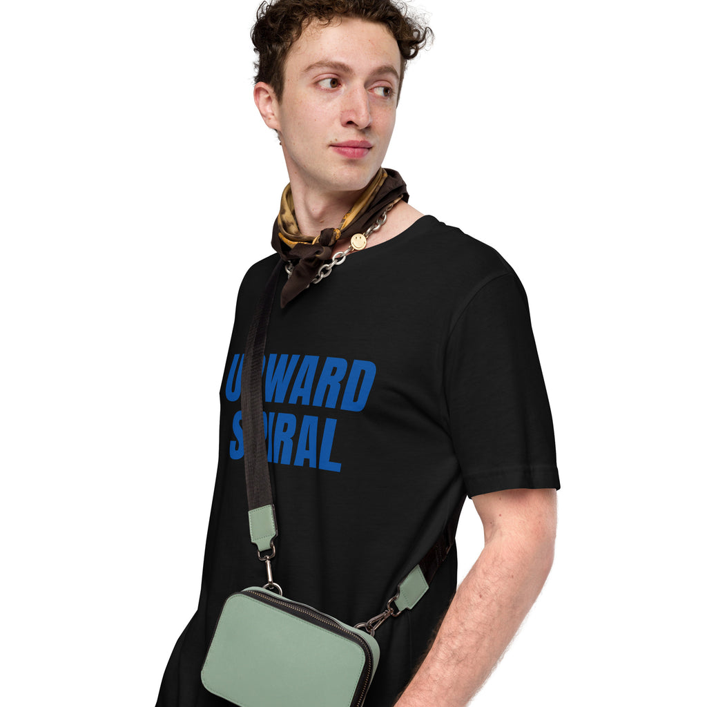 Upward Spiral T-Shirt - Positive Momentum Affirmation Tee – Front view