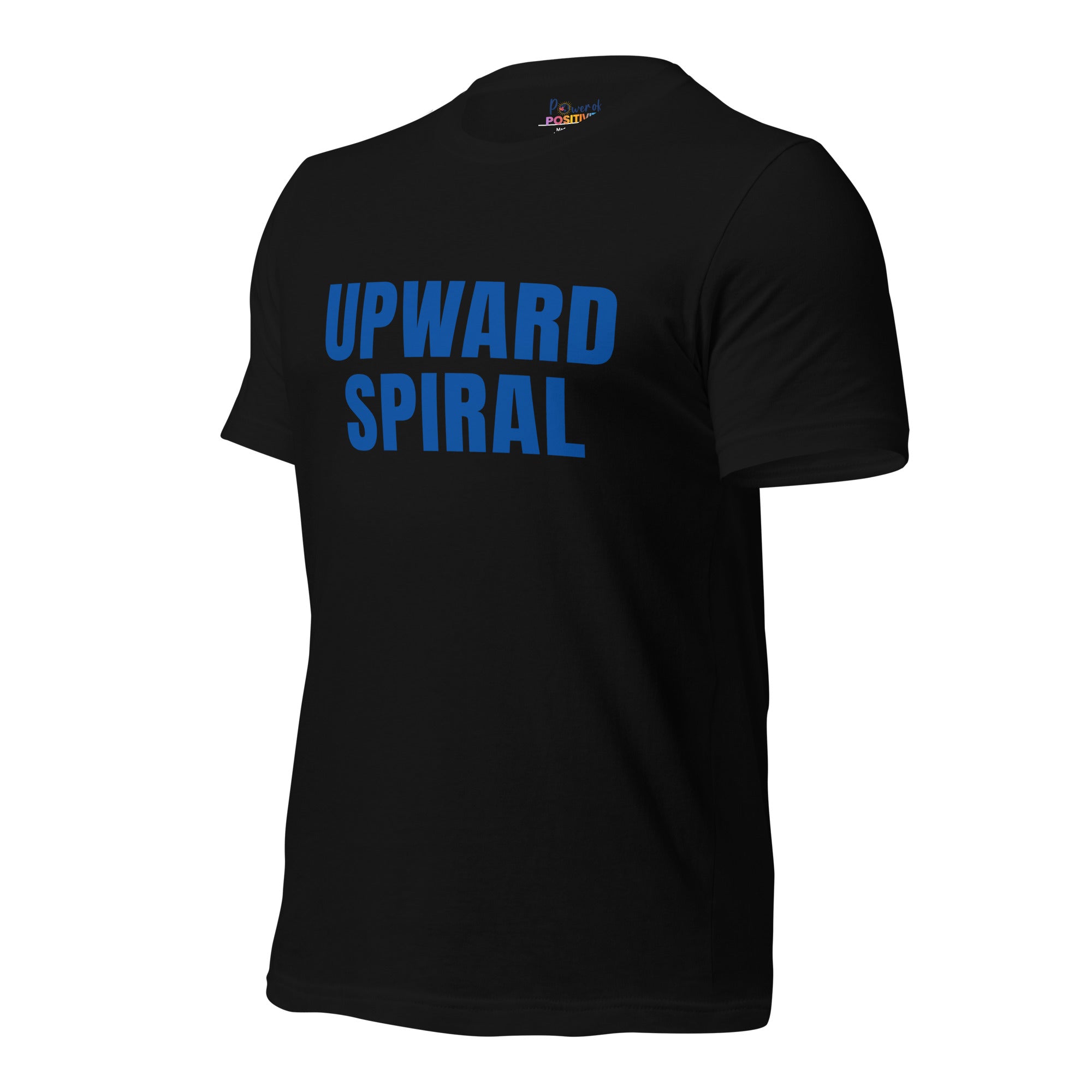 Upward Spiral T-Shirt - Positive Momentum Affirmation Tee – Front view