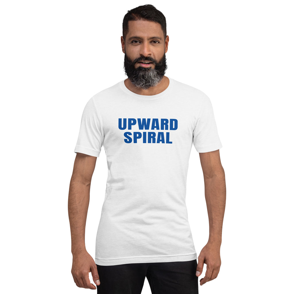 Upward Spiral T-Shirt - Positive Momentum Affirmation Tee – Front view