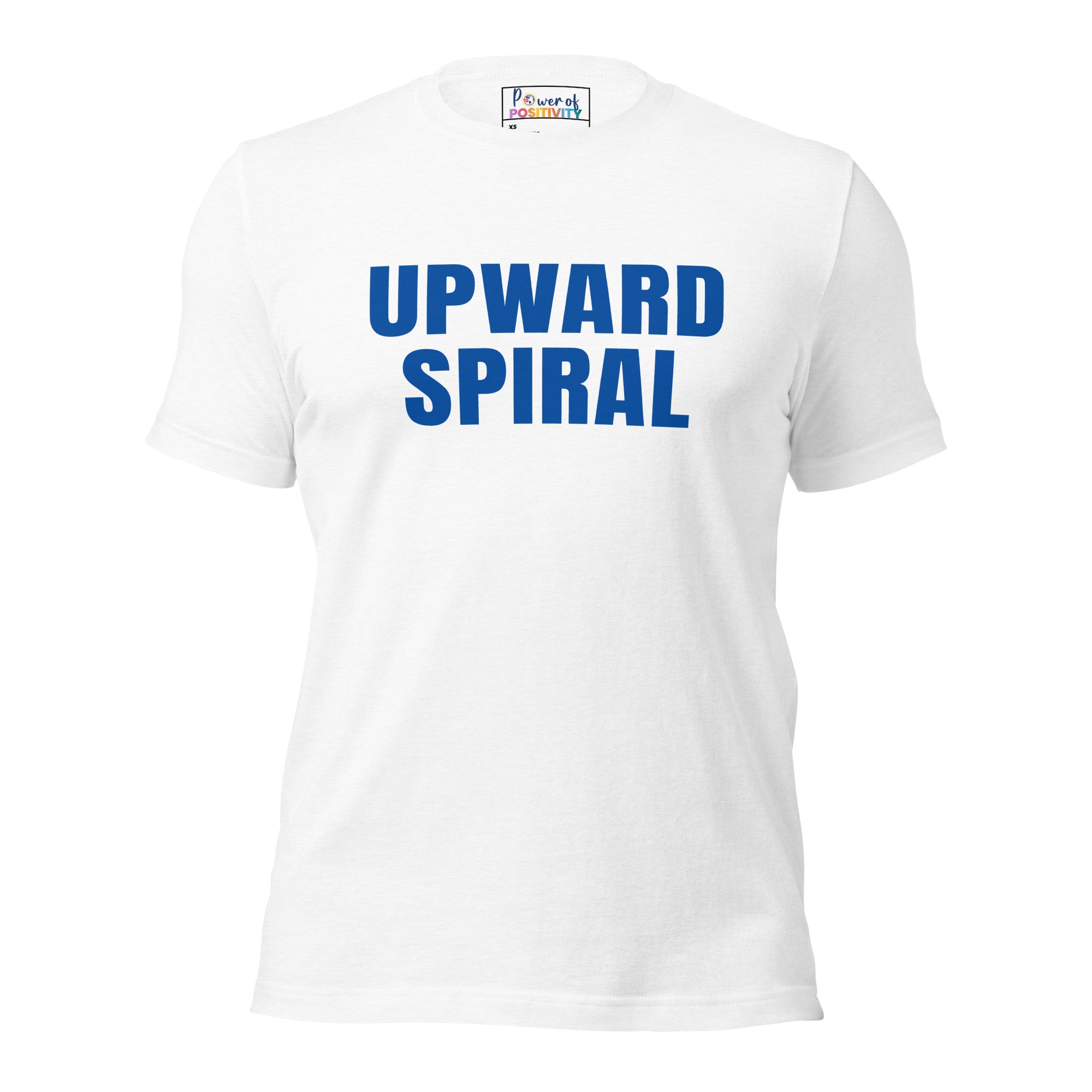 Upward Spiral T-Shirt - Positive Momentum Affirmation Tee – Front view