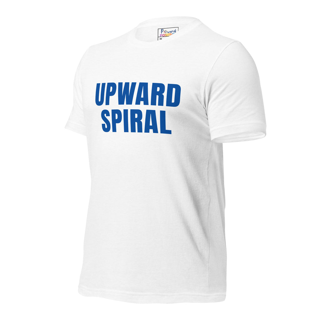 Upward Spiral T-Shirt - Positive Momentum Affirmation Tee – Front view