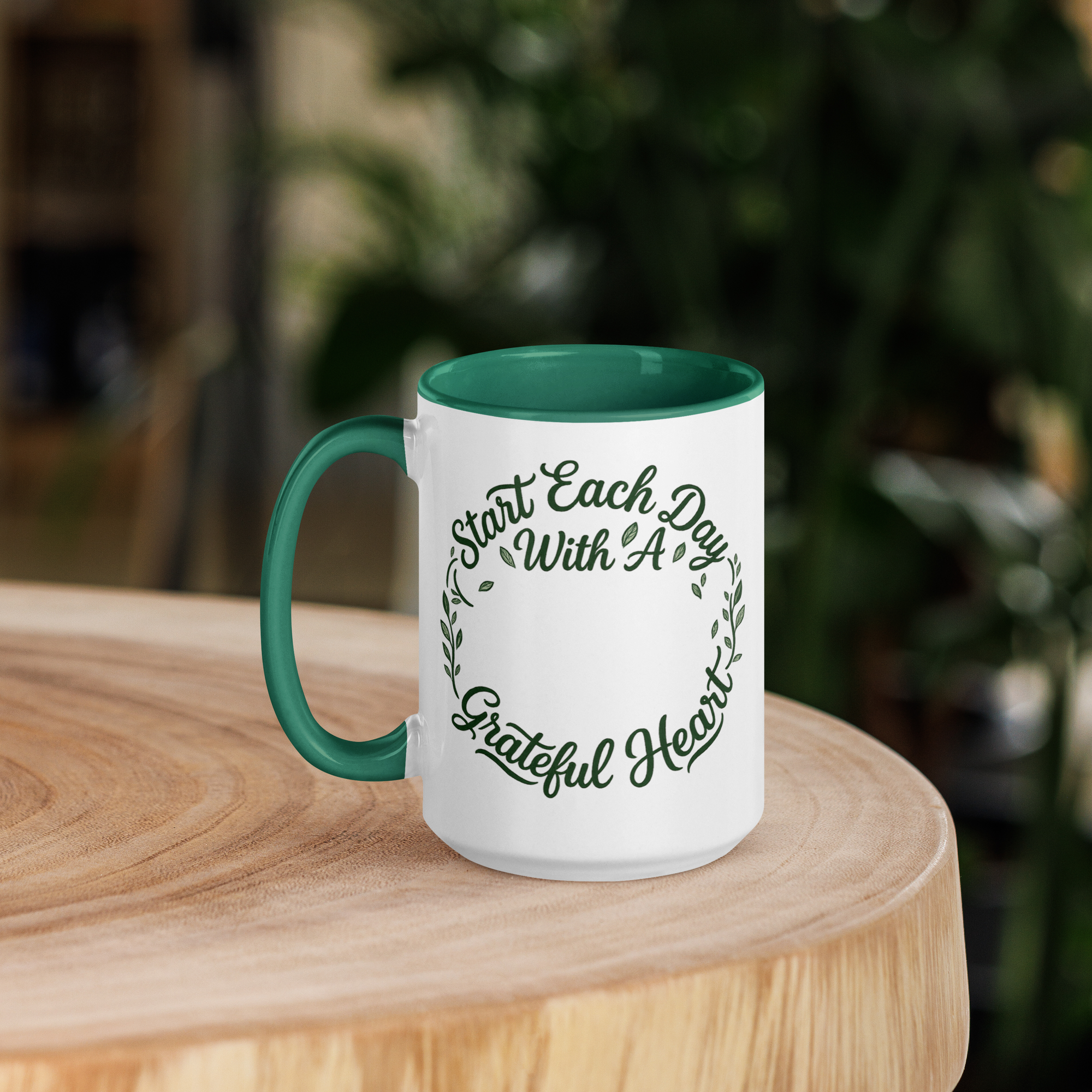 Start Each Day With A Grateful Heart Mug – Gratitude Coffee Mug