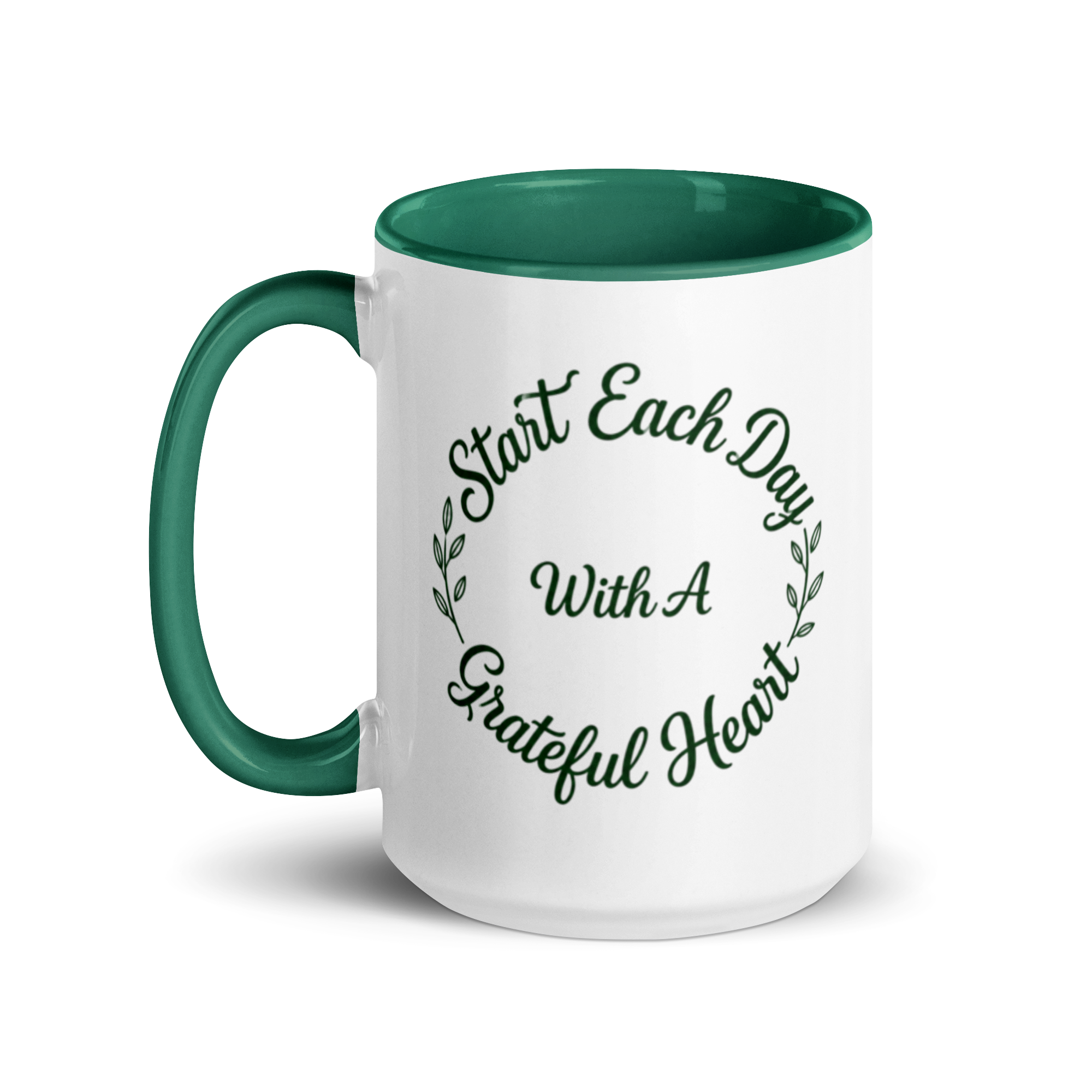 Start Each Day With A Grateful Heart Mug – Gratitude Coffee Mug