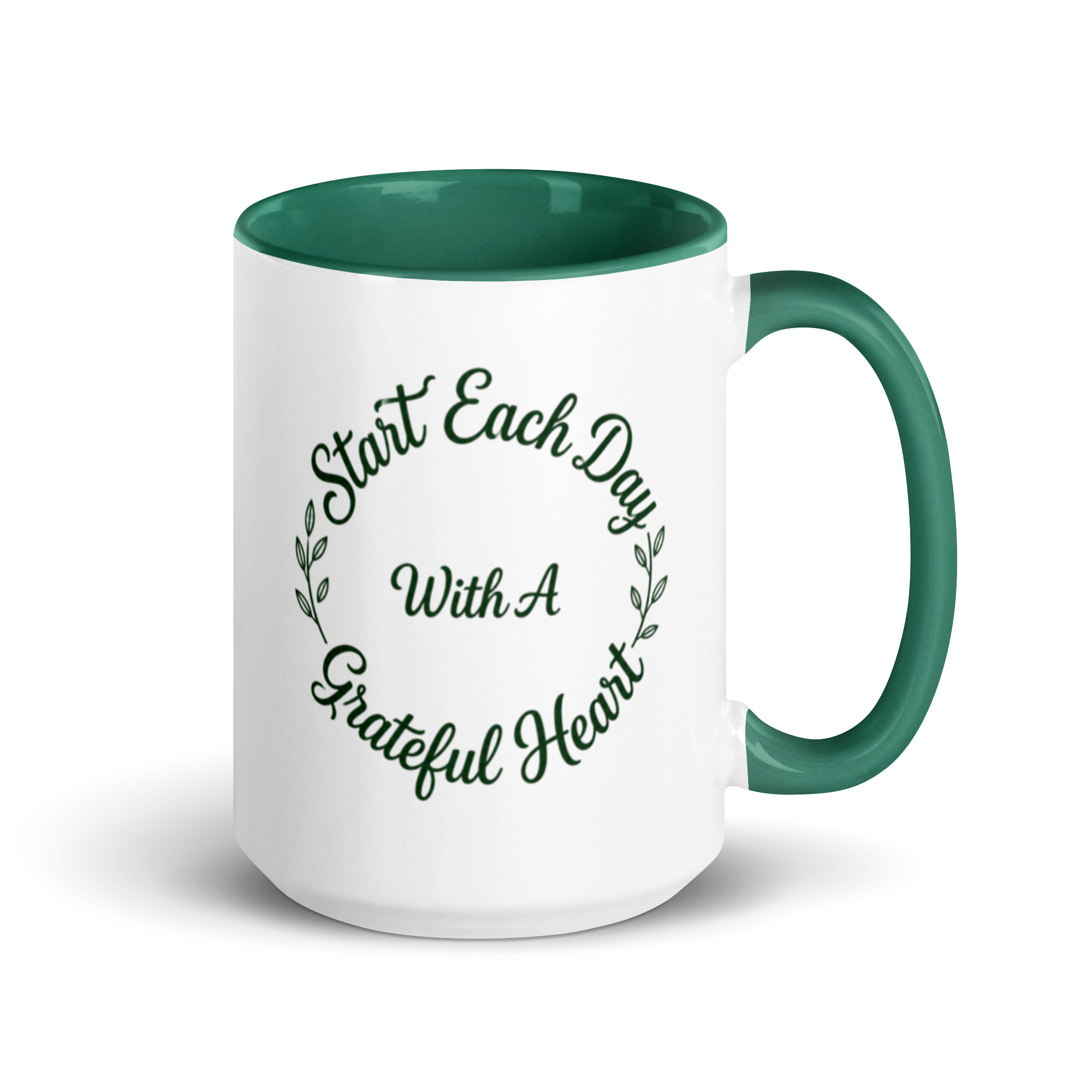 Start Each Day With A Grateful Heart Mug – Gratitude Coffee Mug