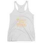 Protect Your Peace Women's Racerback Affirmation Tank Top