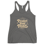 Protect Your Peace Women's Racerback Affirmation Tank Top