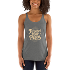 Protect Your Peace Women's Racerback Affirmation Tank Top